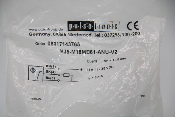 PULSOTRONIC KJ5-M18MB61-ANU-V2 Induktiver-Sensor