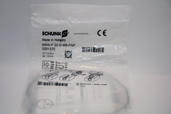 SCHUNK MMS-P-22-S-M8-PNP Magnetschalter