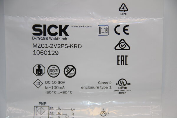 SICK MZC1-2V2PS-KRD-(1060129) Zylindersensor