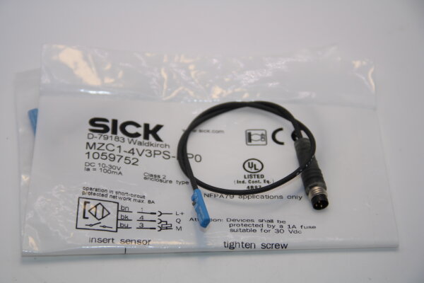 SICK MZC1-4V3PS-KP0-(1059752) Zylindersensor