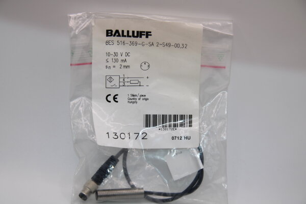 BALLUFF BES-516-369-G-SA-2-S49-00,32 Induktiver-Sensor