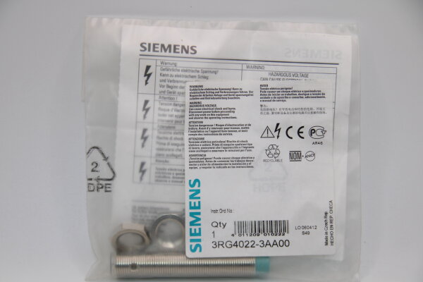 SIEMENS 3RG4022-3AA00 Induktiver-Näherungsschalter