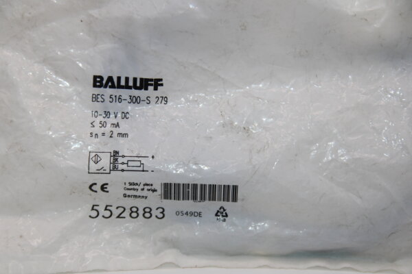 BALLUFF BES-516-300-S279 Induktiver-Näherungsschalter