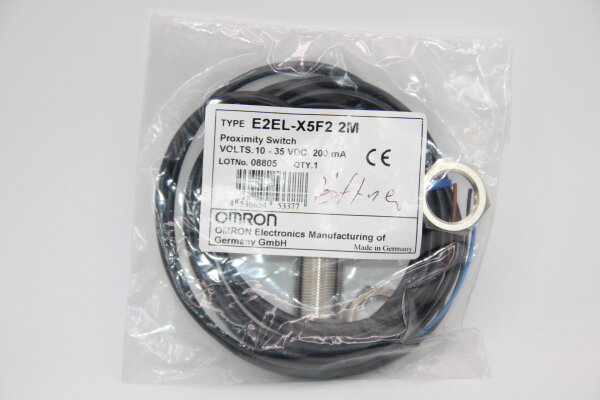 OMRON E2EL-X5F2-2M Näherungssensor