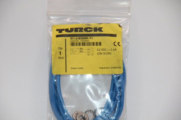 TURCK Bi1,5-EG08K-Y1 Induktiver-Sensor