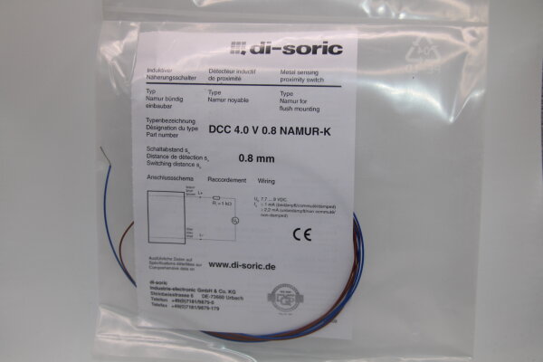 DI-SORIC DCC4.0V0.8NAMUR-K Induktiver-Nährungsschalter