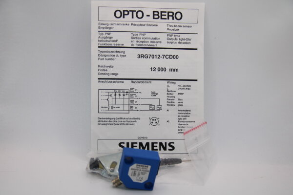 SIEMENS 3RG7012-7CD00 Einweg-Lichtschranke