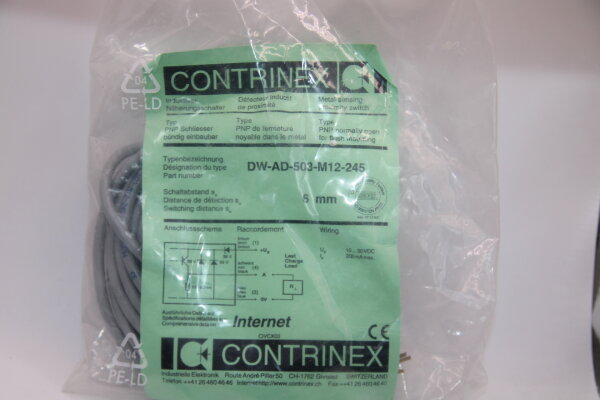 CONTRINEX DW-AD-503-M12-245 Induktiver-Näherungsschalter