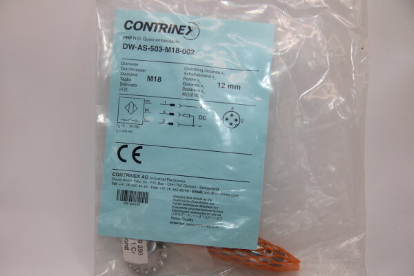 CONTRINEX DW-AS-503-M18-002 Induktiver-Näherungsschalter