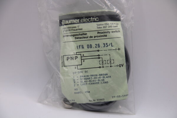 BAUMER IFR-08.26.35/L Näherungsschalter