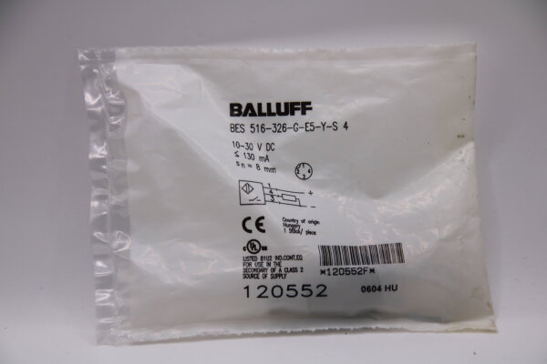 BALLUFF BES-516-326-G-E5-Y-S-4 Induktiver-Näherungsschalter