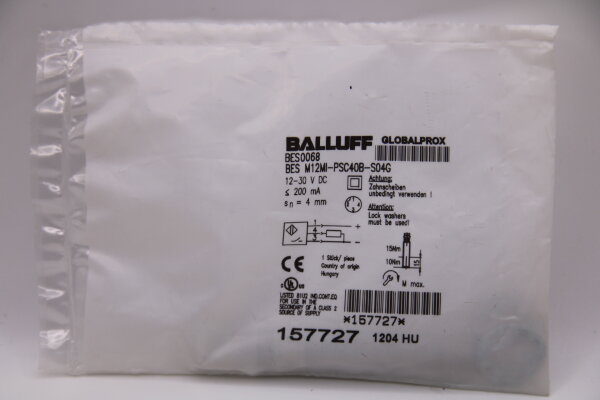 BALLUFF BES-M12MI-PSC40B-S04G Induktiver-Sensor