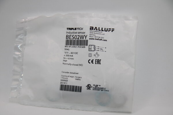 BALLUFF BESM12MG1-POC60B-S04G Induktiver-Sensor