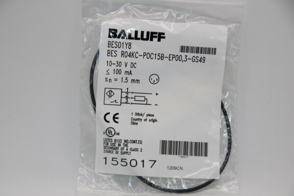 BALLUFF BESR04KC-P0C15B-EP00,3-GS49 Induktiver-Sensor