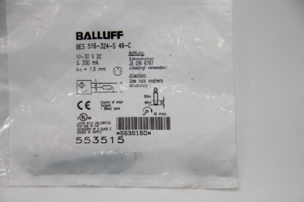 BALLUFF BES-516-324-S49-C Induktiver-Sensor