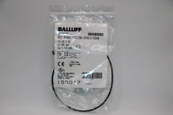 BALLUFF BESR04KC-P0C15B-EP00,3-GS49 Induktiver-Sensor