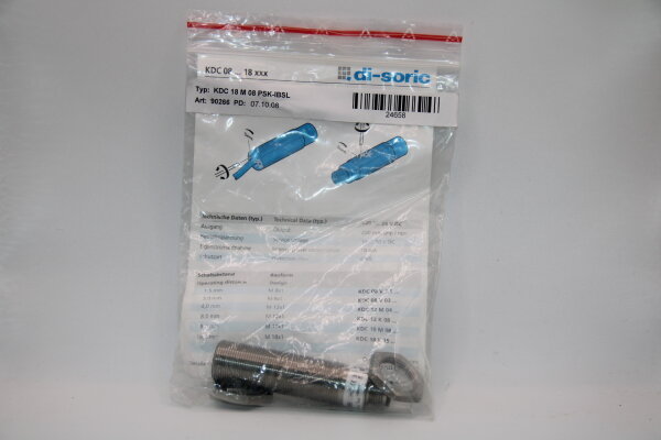 DI-SORIC KDC18M08PSK-IBSL Sensor