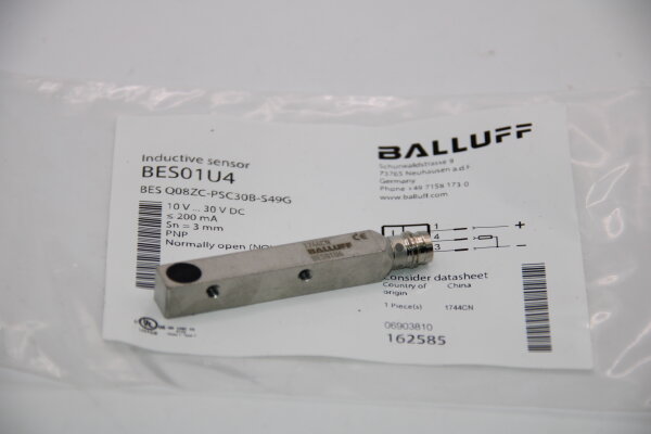 BALLUFF BES-Q08ZC-PSC30B-S49G Induktiver-Sensor