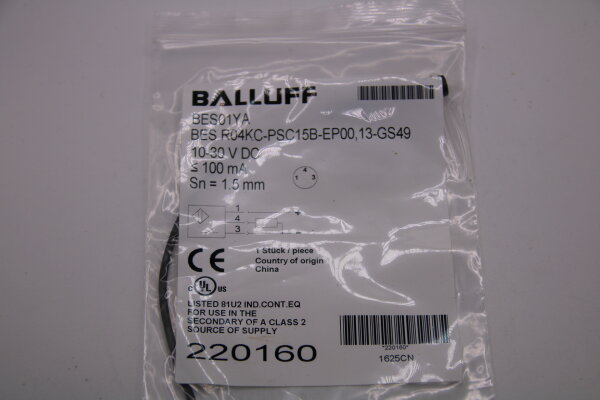 BALLUFF BESR04KC-PSC15B-EP00,13-GS49 Induktiver-Sensor