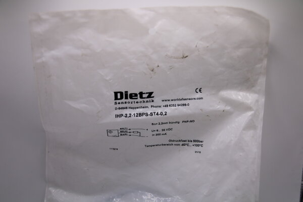 DIETZ IHP-2,2-12BPS-ST4-0,2 Induktiver_Sensor