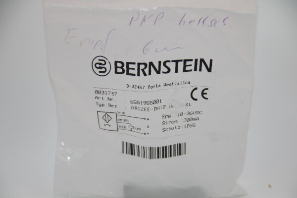 BERNSTEIN OR12EE-DHTP-06.0-SL Näherungssensor