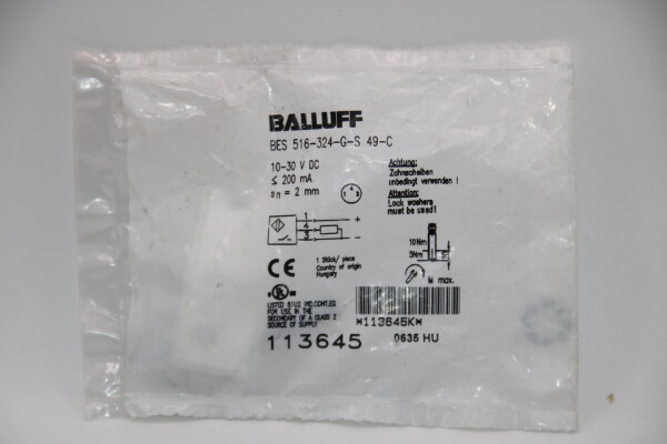 BALLUFF BES-516-324-G-E0-C-S-49-C Induktiver-Sensor