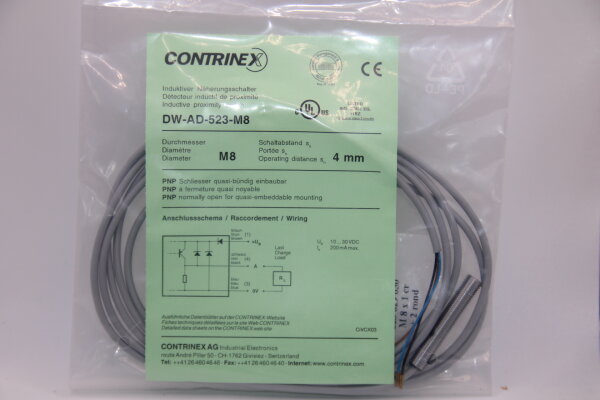CONTRINEX DW-AD-523-M8 Induktiver-Näherungsschalter