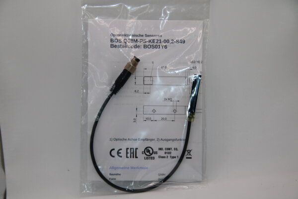 BALLUFF BOSQ08M-PS-KE21-00,2-S49 Lichtschranke