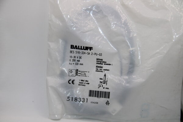 BALLUFF BES-516-324-SA2-PU-03 Sensor