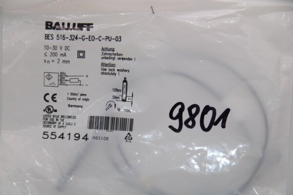 BALLUFF BES-516-324-G-E0-C-PU-03 Induktiver-Sensor
