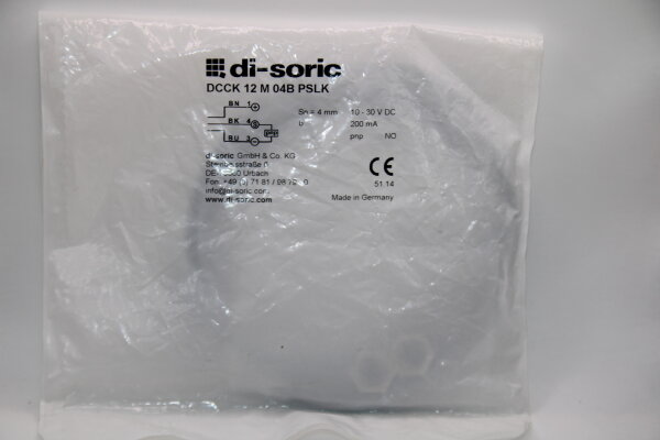 DI-SORIC DCCK12M04BPSLK Induktiver-Nährungsschalter