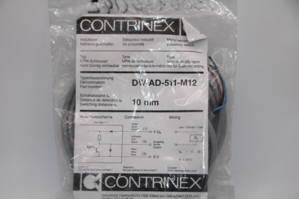 CONTRINEX DW-AD-511-M12 Induktiver-Näherungsschalter