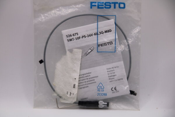 FESTO SMT-10F-PS-24V-K0.3Q-M8D Näherungsschalter