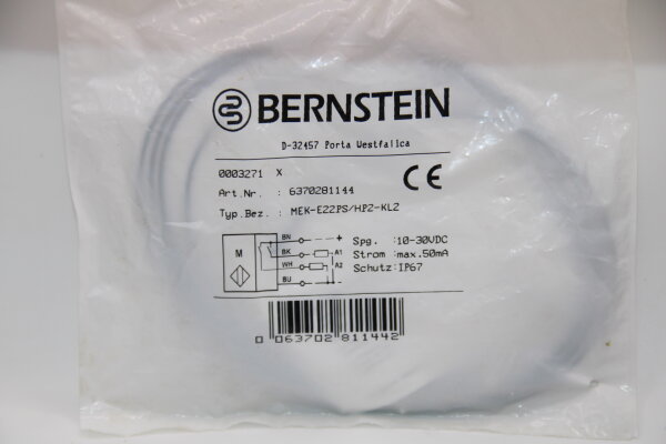 BERNSTEIN MEK-E22PS/HP2-KL2 Magnetsensor