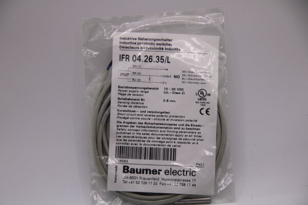 BAUMER IFR-04.26.35/L Näherungsschalter