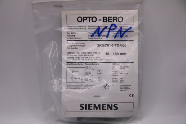 SIEMENS 3RG7014-7GA00 Reflexions-Lichttaster
