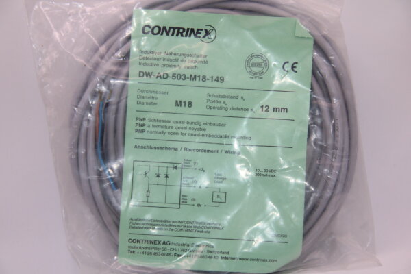 CONTRINEX  DW-AD-503-M18-149 Induktiver-Näherungsschalter