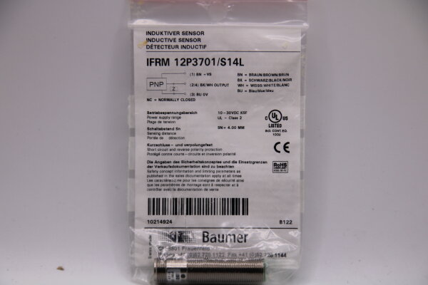 BAUMER IFRM-12P3701/S14L Induktiver-Sensor