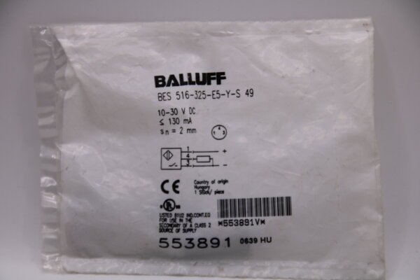 BALLUFF BES-516-325-E5-Y-S-49 Induktiver-Sensor