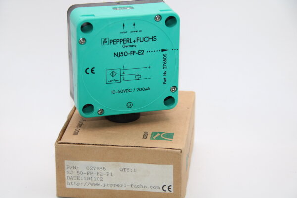 PEPPERL+FUCHS NJ50-FP-E2-P1 Induktiver-Näherungssensor