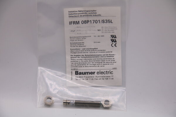 BAUMER IFRM-08P1701/S35L Induktiver-Sensor