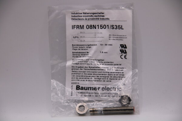 BAUMER IFRM-08N1501/S35L Induktiver-Näherungsschalter