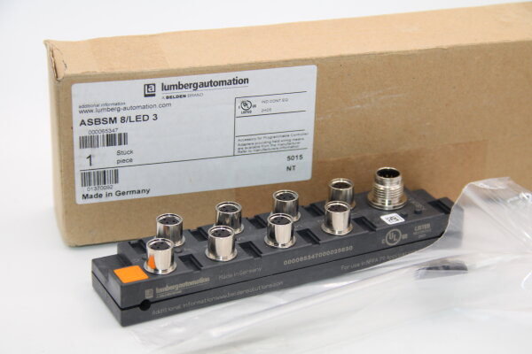 LUMBERG ASBSM8/LED3 Sensorbox