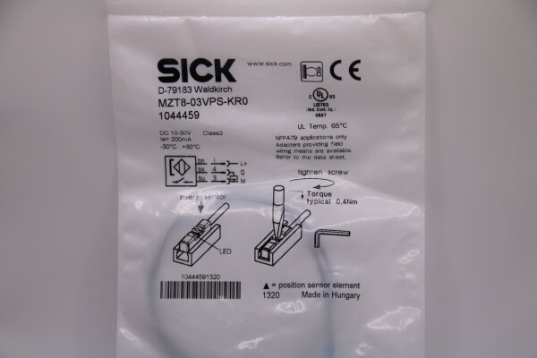 SICK MZT8-03VPS-KR0-(1044459) Zylindersensor