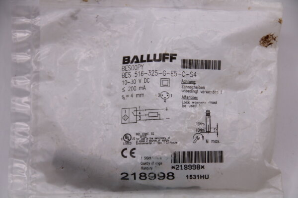 BALLUFF BES-516-325-G-E5-C-S4 Induktiver-Sensor