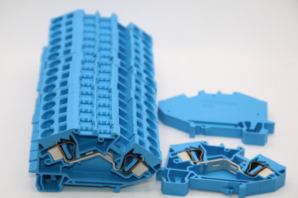 WAGO 784-604 17Stück Klemmen blau