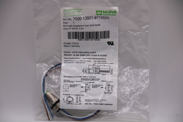 MURR_ELEKTRONIK 7000-13501-9710020 Flanschbuchse