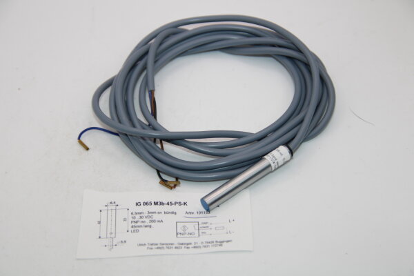 Trefzer-Sensoren IG-065-M3b-45-PS-K Sensor