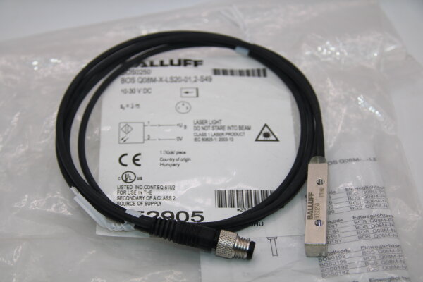 BALLUFF BOSQ08M-X-LS20-01,2-S49 Lichtschranke