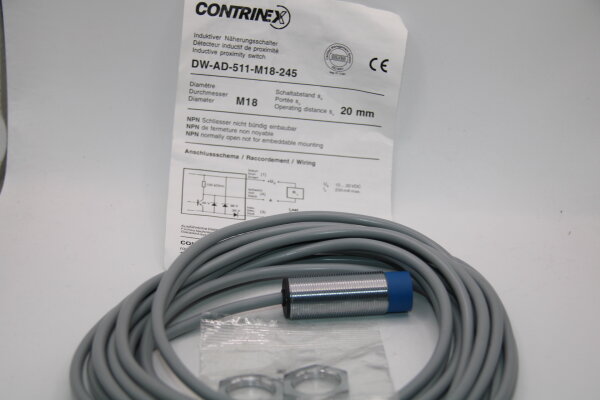 CONTRINEX DW-AD-511-M18-245 Induktiver-Näherungsschalter